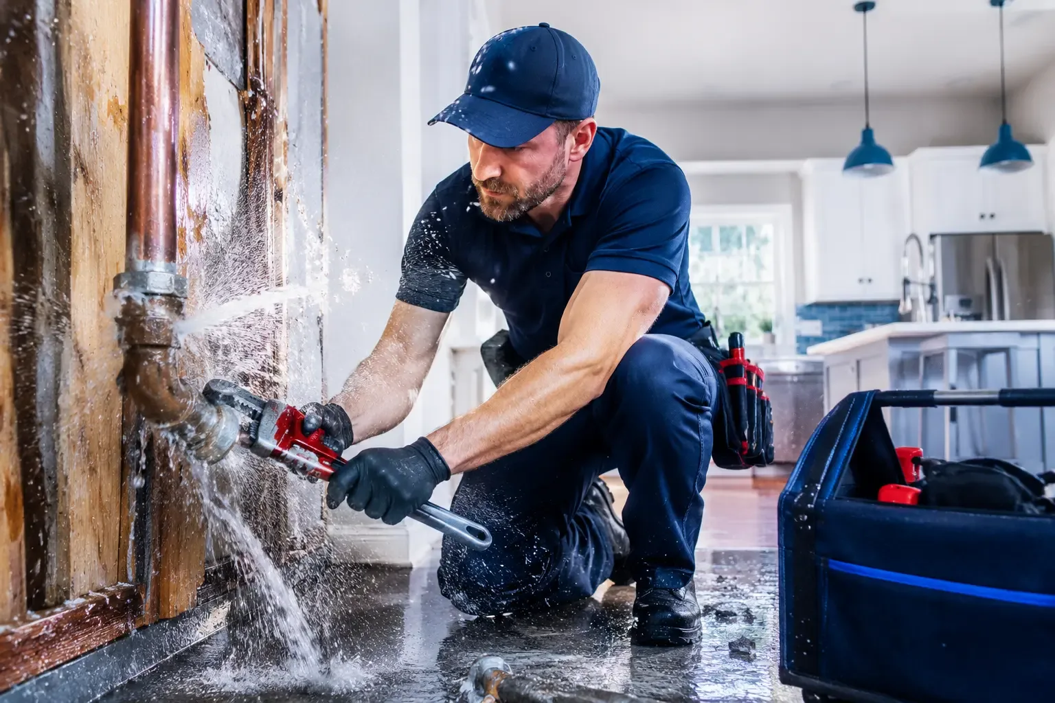 Local emergency pipe repair professionals in Des Moines, IA
